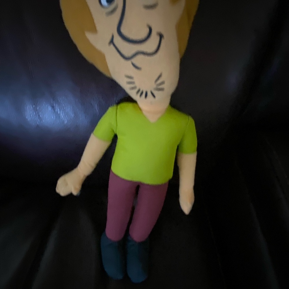 Scooby Doo Shaggy Toy Factory Retro 17”Kids Plush Toy Green Shirt and Blue Pants - Picture 4 of 12